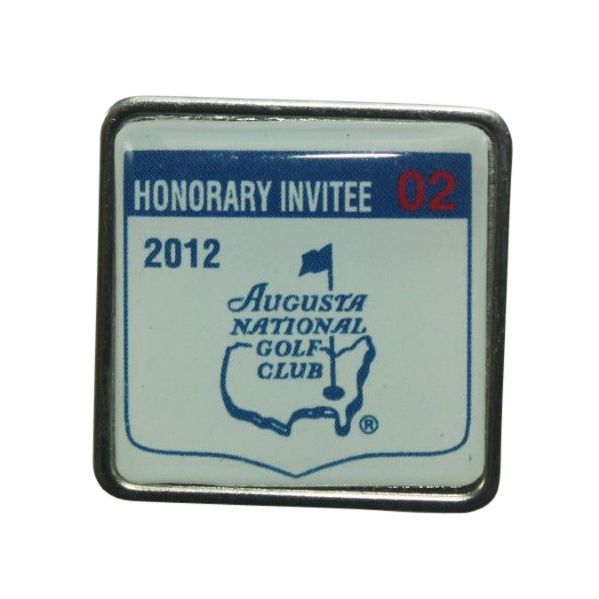 Jack Fleck's 2012 Augusta Naitonal Golf Club Honorary Invitee Pin - #02