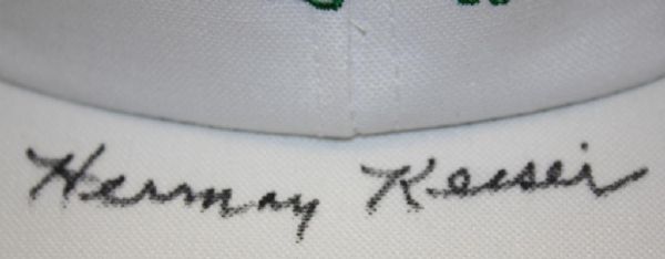 Herman Keiser Signed Masters White Hat-1946 Masters Champ