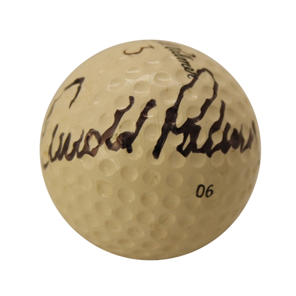 Arnold Palmer Signed 'Arnold Palmer' Logo Golf Ball JSA COA