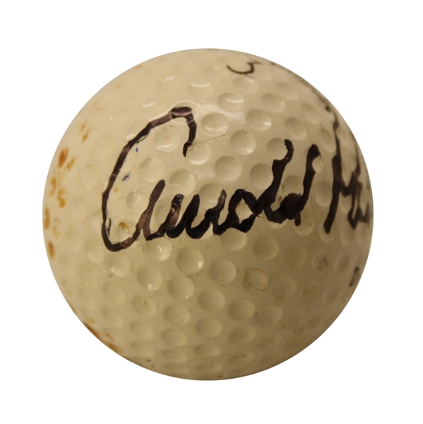 Arnold Palmer Signed 'Arnold Palmer' Logo Golf Ball JSA COA