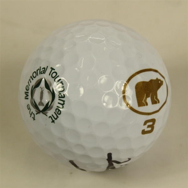 Hideki Matsuyama Autographed Memorial Logo Golf Ball JSA COA