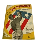 1941 First Tam OShanter All American  Program Signed by Winner Byron Nelson JSA COA
