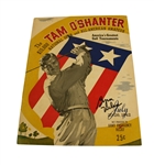1942 Tam OShanter Program Signed by Winner Byron Nelson JSA COA