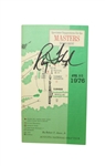 1976 Masters Spectator Guide Signed by Ray Floyd JSA COA
