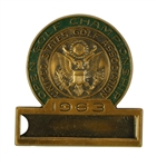 1963 US Open Championship Contestant Badge - Julius Boros Winner