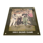 1983 Skins Game Photo Signed by The Big 4 - Nicklaus, Palmer, Player, and Watson JSA COA
