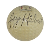  U.S. Team Captain Jay Hebert Signed Vintage 1971 Ryder Cup Logo Golf Ball JSA COA