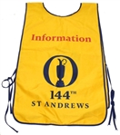 2015 Open Championship at St. Andrews Worker Caddy Bib
