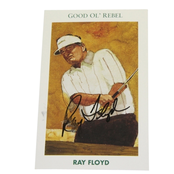Ray Floyd Signed Mueller 'Good Ol'Rebel' LTD Ed Card #641 JSA COA