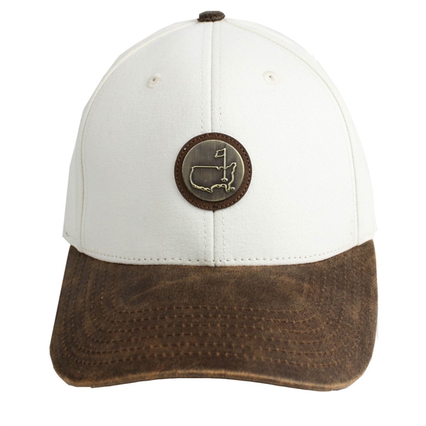 Augusta National Masters Member Hat Beige with Brass Coin