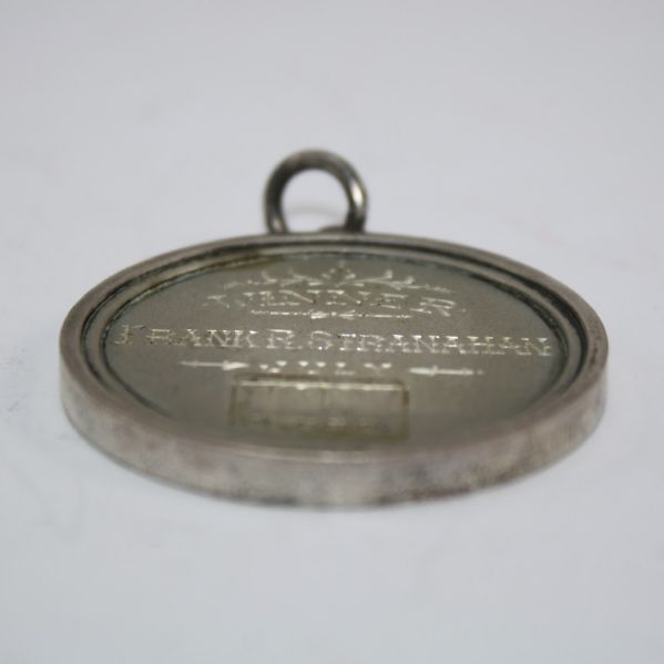 1951 Open Golf Championship First Amateur Sterling Medal - Frank Stranahan - Royal Portrush
