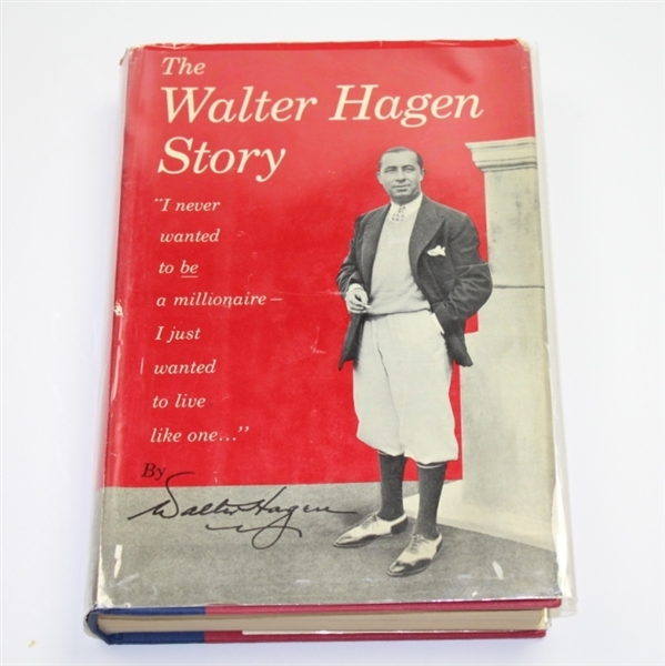 'The Walter Hagen Story' Book by Walter Hagen -First Edition  Signed by Walter Hagen 