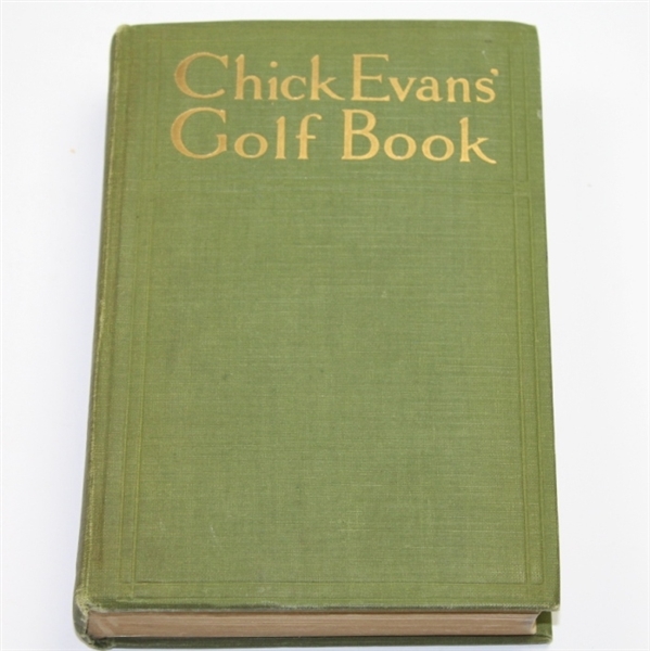 'Golf Book' by Chick Evans - 1921 - First Edition
