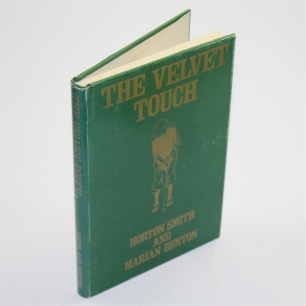 'The Velvet Touch' Book Horton Smith and Marian Benton - Signed by Benton JSA COA