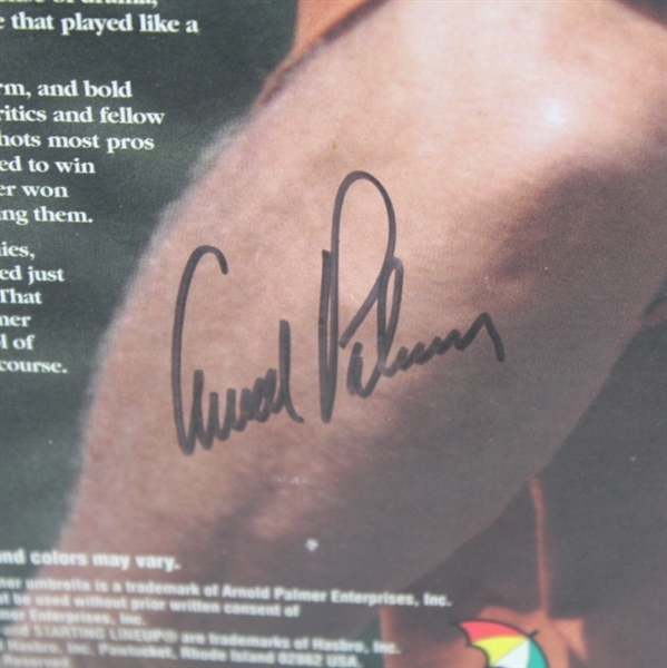 Arnold Palmer Signed 'Arnold Palmer Timeless Legend' Figurine JSA COA