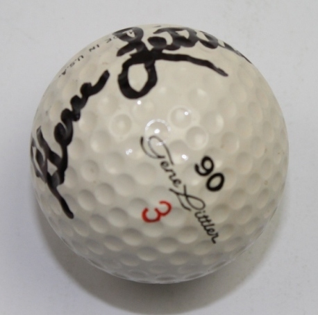 Gene Littler Signed Gene Littler Logo Golf Ball JSA COA