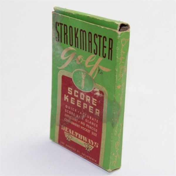 Strokmaster Vintage Golf Score Keeper in Original Healthways Box