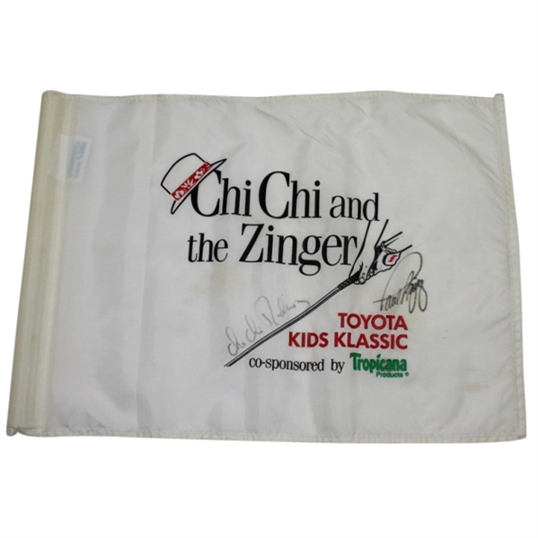 Paul Azinger and ChiChi Rodriguez Signed 'ChiChi and Zinger Classic' Flown Flag JSA COA