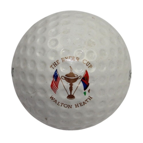 1981 Ryder Cup at Walton Heath Logo Golf Ball - USA 18 1/2 Europe 9 1/2