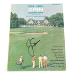 Jack Nicklaus Signed 1962 US Open at Oakmont Program JSA COA