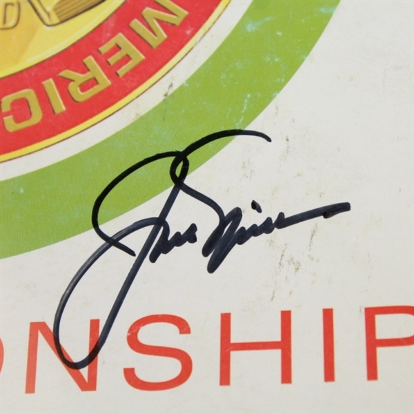 Jack Nicklaus Signed 1971 PGA Championship  Program-9th of 18 Majors- JSA COA