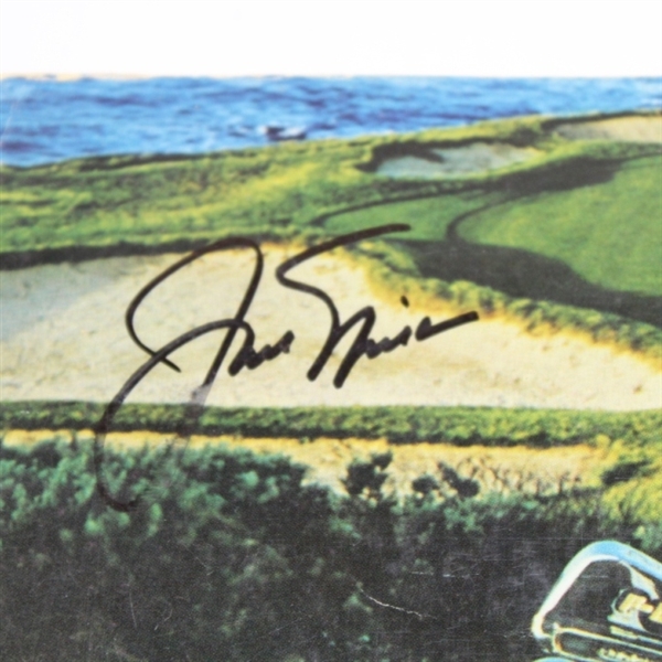 Jack Nicklaus Signed 1972 US Open at Pebble Beach Program JSA COA
