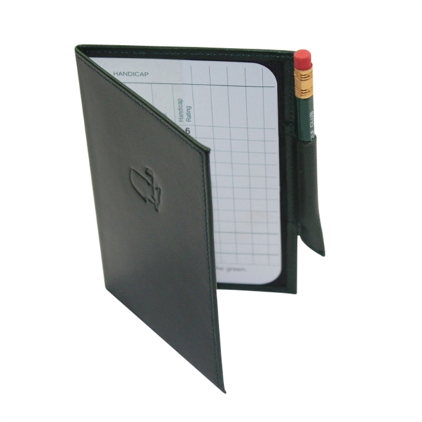 Augusta National Leather Scorecard Holder with Scorecard and Pencil