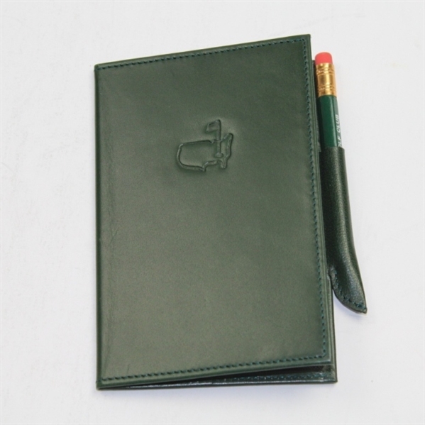 Augusta National Leather Scorecard Holder with Scorecard and Pencil