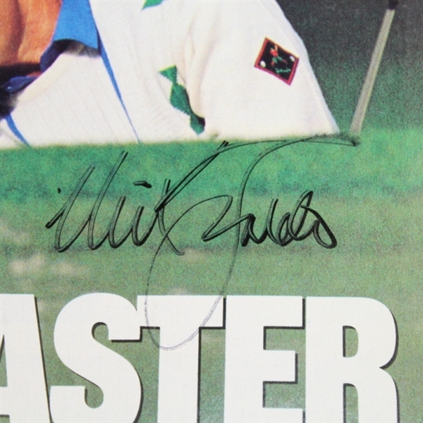 Nick Faldo Signed 1989 Masters Sports Illustrated Magazine JSA COA