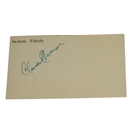 Seldom Seen! 1948 Masters Champion CLAUDE HARMON Signed 3x5 (1951) Government Postcard