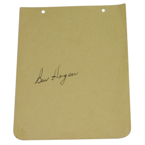 Ben Hogan Vintage Signed Album Page JSA COA