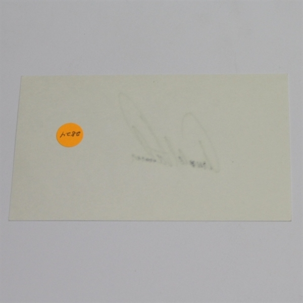 Arnold Palmer Signed 3x5- A Pure 10 Strength Of Autograph! JSA COA