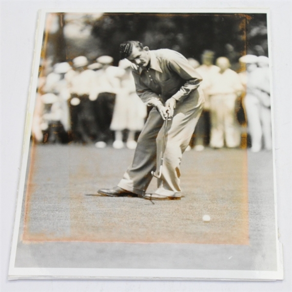 Johnny Revolta(D-1991) Circa 1930's Signed Album Page W/1935 PGA Champ Notation JSA COA