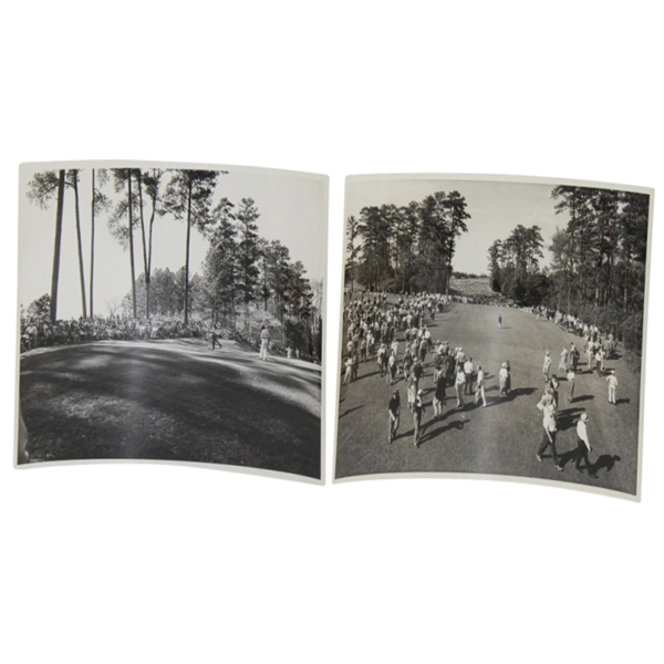 Lot of Two Vintage 8x0 Black and White Masters Tournament Photos