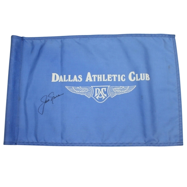 Jack Nicklaus Signed Dallas Athletic Club Course Flown Flag-Site of '63 PGA Win- JSA COA