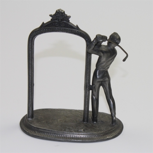 Pocket Watch Holder with Figural Golfer - Post-Swing