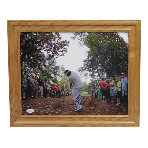 Bubba Watson Signed Spectacular 'Recovery Shot' Photo To Win 2012 Masters JSA #L52875
