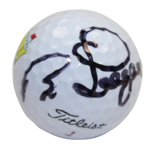Bernhard Langer Signed Masters Logo Golf Ball JSA COA