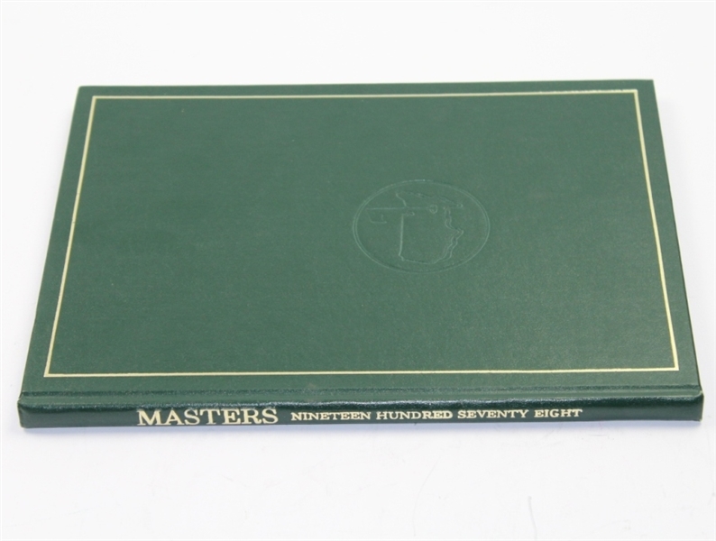 Gary Player Signed 1978 Masters Annual JSA COA