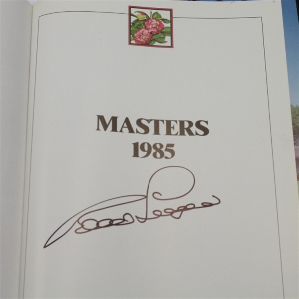 Bernhard Langer Signed 1985 Masters Annual JSA COA