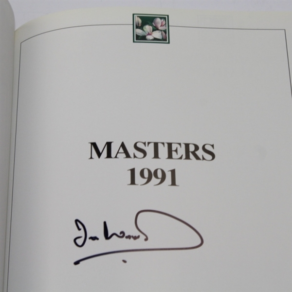 Ian Woosnam Signed 1991 Masters Annual JSA COA