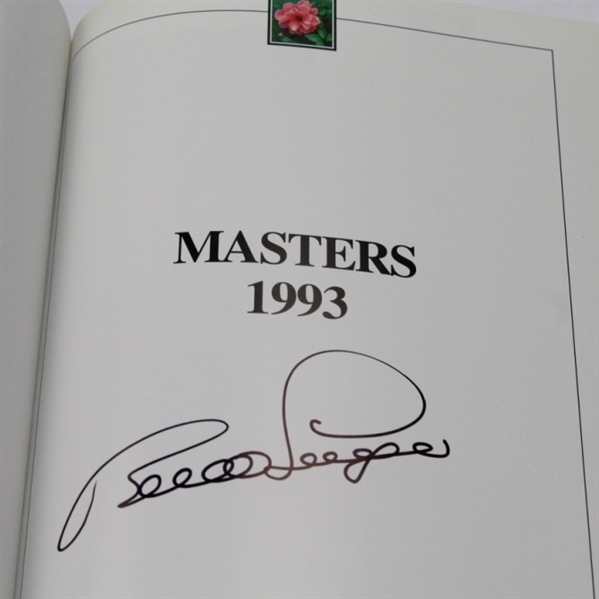 Bernhard Langer Signed 1993 Masters Annual JSA COA