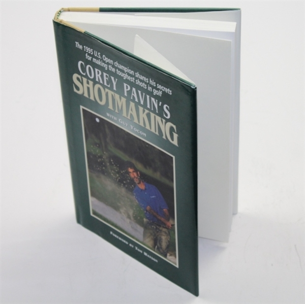 Corey Pavin Signed 'Corey Pavin's Shotmaking' Book by Corey Pavin JSA COA