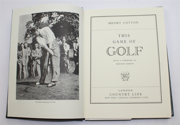 1989 The Memorial Tournament Book Honoring Sir Henry Cotton - Mark Brooks Collection
