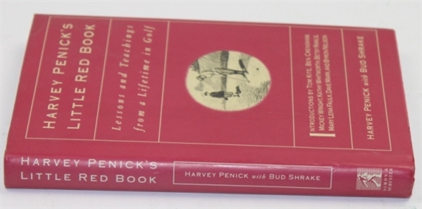 Harvey Penick Signed 'Harvey Penick's Little Red Book' - Mark Brooks Collection JSA COA