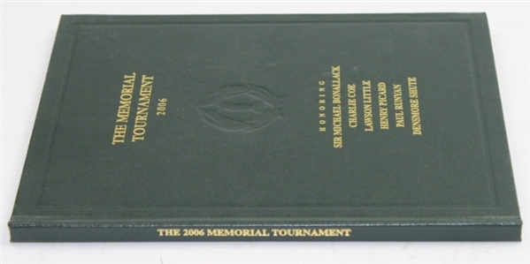 2006 The Memorial Tournament Book Honoring Six Golfers - Mark Brooks Collection