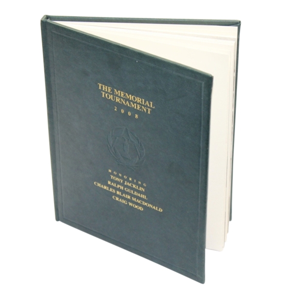2008 The Memorial Tournament Book Honoring Four Golfers - Mark Brooks Collection