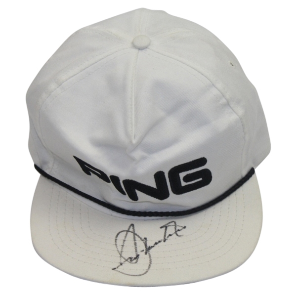 Severiano Ballesteros Signed PING Hat - Full Signature PSA #W01472