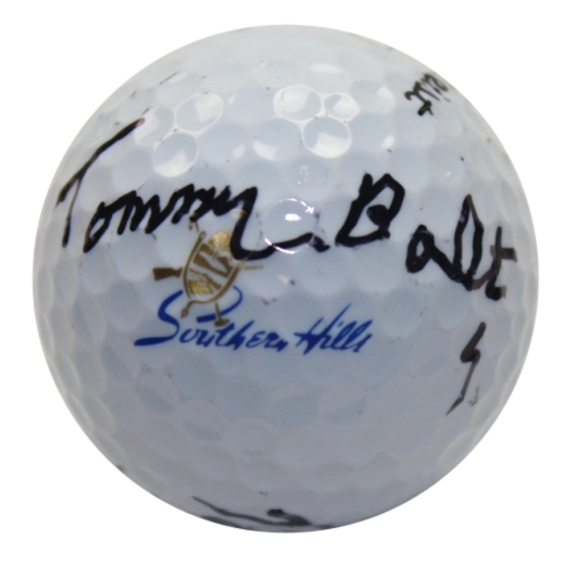 Tommy Bolt Signed Southern Hills Logo Golf Ball JSA COA