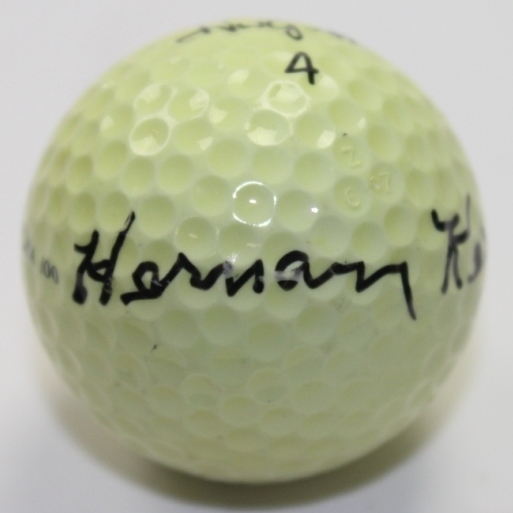 Herman Keiser Signed Ben Hogan Logo Golf Ball-1946 Masters Champ-JSA COA